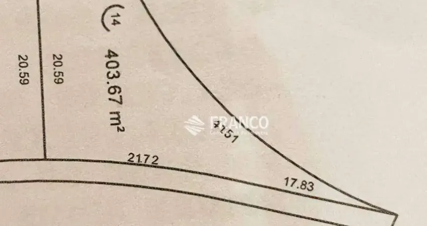 Terreno à venda, 403,67m² - Grand Paysage - Taubaté/SP