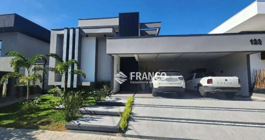Casa de alto padrão com 3 dormitórios à venda, 210 m² - Condomínio Ouro Ville - Taubaté/SP