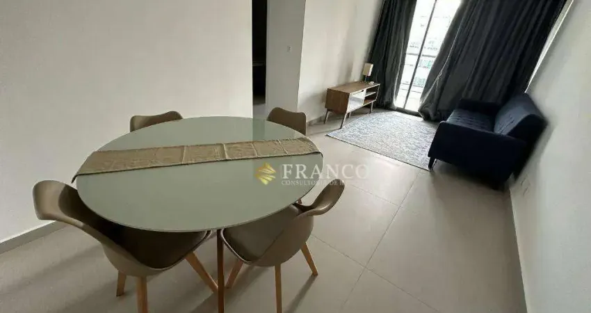 Apartamento com 2 dormitórios para alugar, 65 m² por R$ 3.610/mês - Jardim das Nações - Taubaté/SP Mobiliado