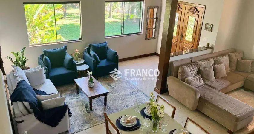 Sobrado de alto padrão com 4 dormitórios à venda, 421 m² - condomínio chácaras cataguá - taubaté/sp