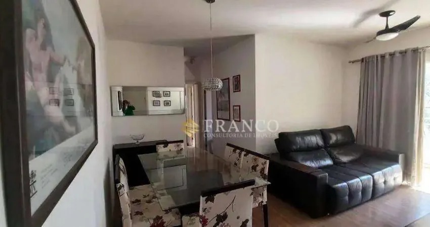 Apartamento com 2 dormitórios para alugar, 64 m² - centro - taubaté/sp