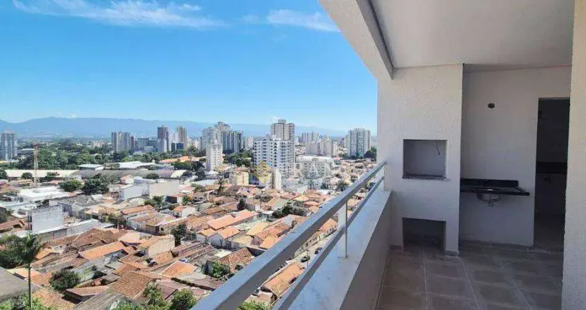Apartamento com 3 dormitórios à venda, 106 m² - centro - taubaté/sp