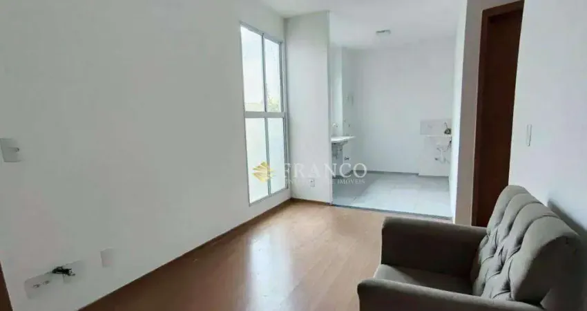 Apartamento com 2 dormitórios à venda, 40,82m² - Jardim Bela Vista - Taubaté/SP