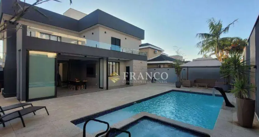 Sobrado com 4 dormitórios à venda, 295,74m² - condomínio terras de san marco - taubaté/sp