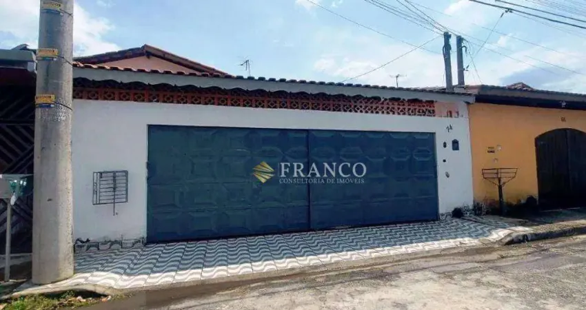 Casa com 3 dormitórios à venda, 130 m² - residencial sítio santo antônio - taubaté/sp