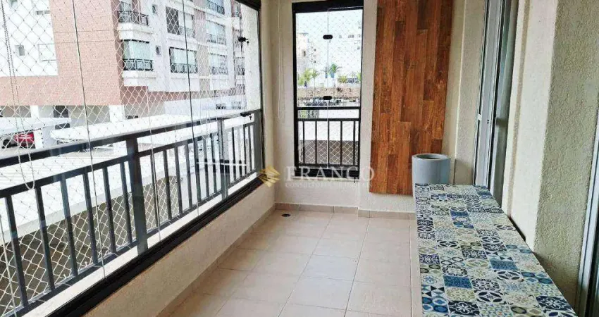 Apartamento com 3 dormitórios à venda, 104 m² - edifício toscana - taubaté/sp
