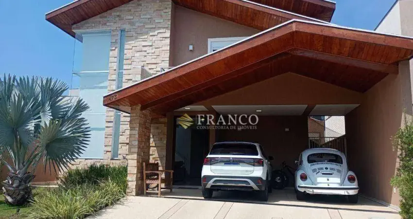 Sobrado com 4 dormitórios à venda, 307 m² - condomínio ouro ville - taubaté/sp