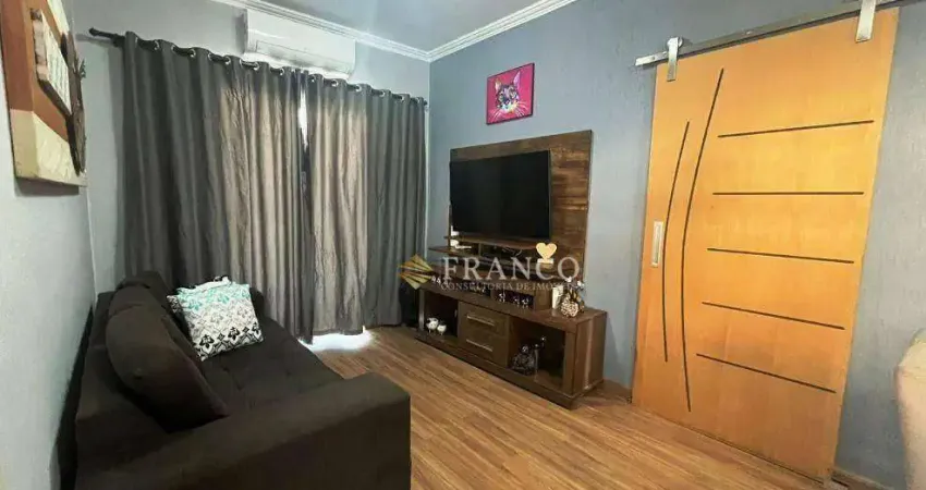 Apartamento com 2 dormitórios à venda, 66,17m² - água quente - taubaté/sp