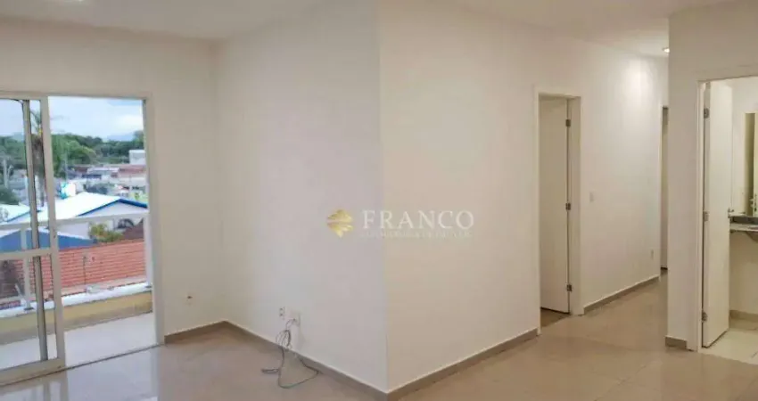 Apartamento com 3 dormitórios para alugar, 85 m² - edifício barão das torres - taubaté/sp