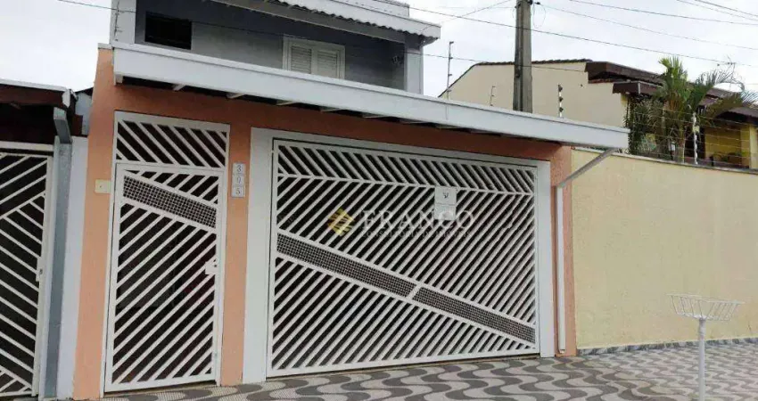 Sobrado com 3 dormitórios à venda, 146 m² - residencial novo horizonte - taubaté/sp