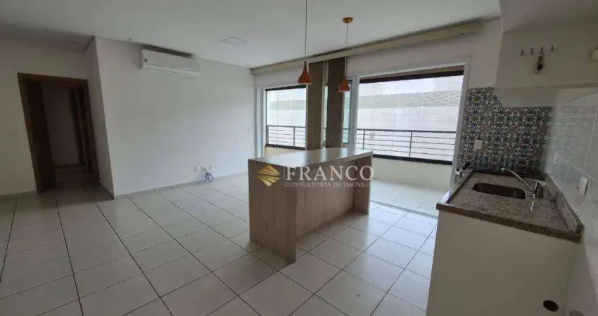 Apartamento com 3 dormitórios para alugar, 114 m²- edifício renaissance - taubaté/sp
