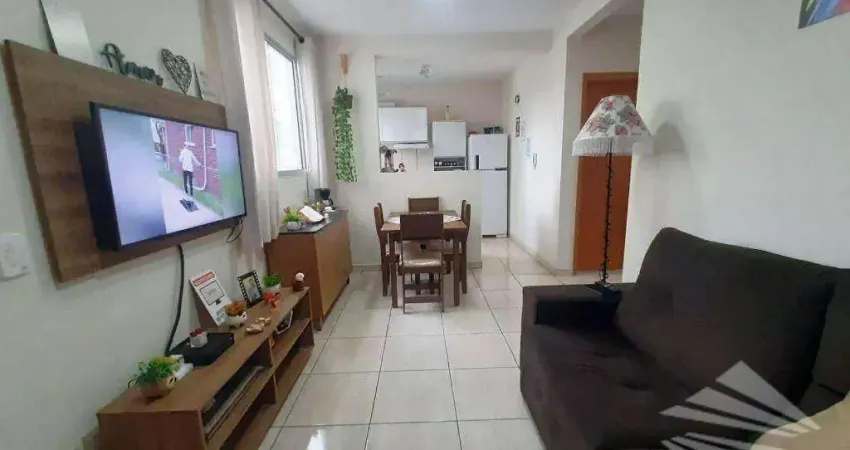 Apartamento com 2 dormitórios para alugar, 43 m² - jardim gurilândia - taubaté/sp
