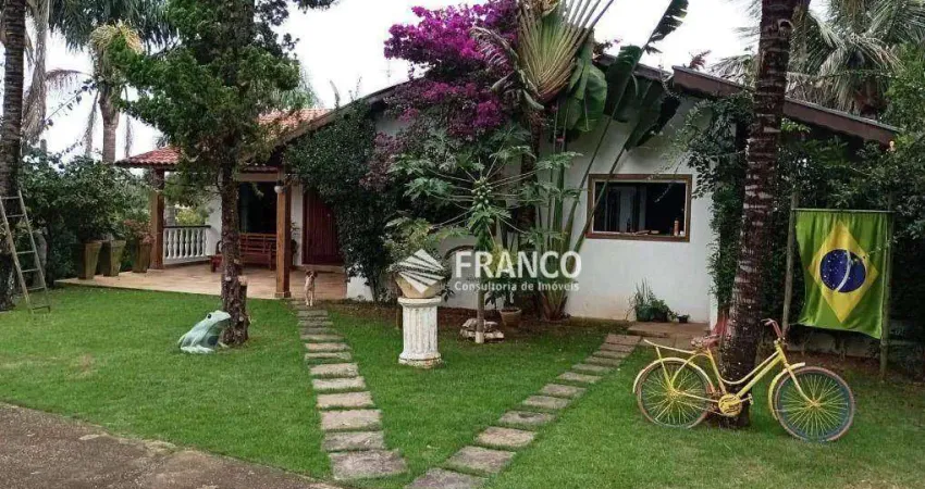 Casa térrea de alto padrão, com 4 dormitórios à venda, 360 m² - condomínio chácaras cataguá - taubaté/sp