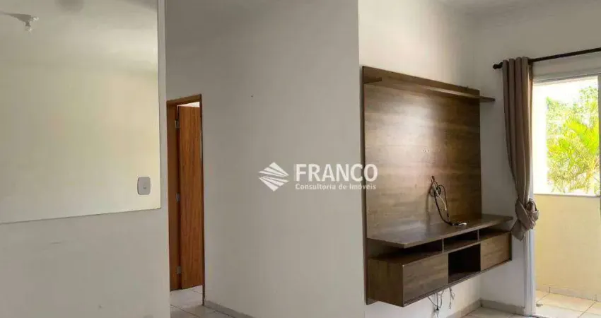 Apartamento com 2 dormitórios para alugar, 57 m² - jardim gurilândia - taubaté/sp