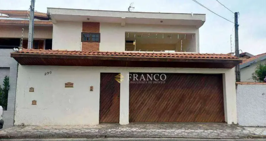 Sobrado com 3 dormitórios à venda, 250 m² - jardim ana emília - taubaté/sp