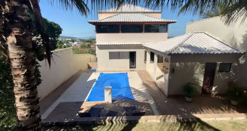 Casa com 4 dormitórios, piscina e área gourmet em Iguaba Grande - RJ