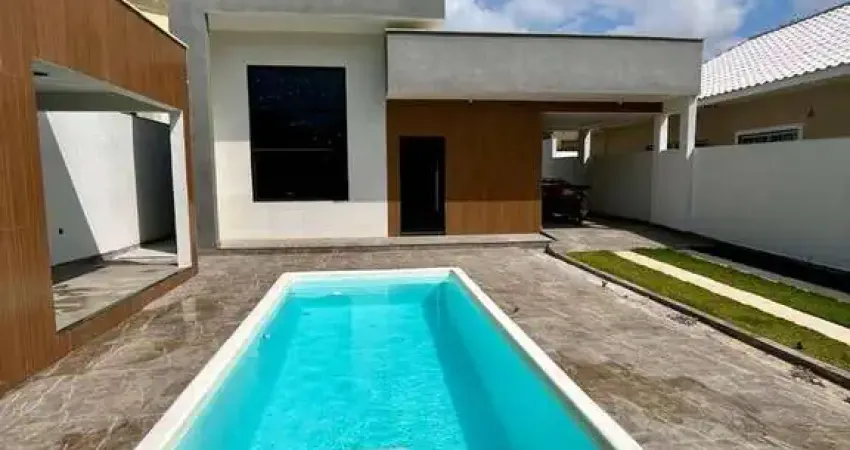 Casa moderna na vila capri com área gourmet e piscina à venda, araruama/rj