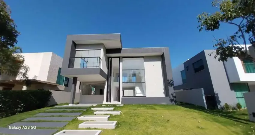 Casa em condomínio para venda em camaçari, vila de abrantes (abrantes), 4 dormitórios, 4 suítes, 5 banheiros, 4 vagas