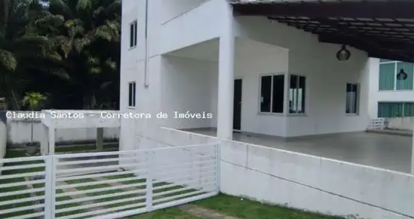 Casa em condomínio para locação em camaçari, alphaville (abrantes), 4 dormitórios, 3 suítes, 4 banheiros, 10 vagas
