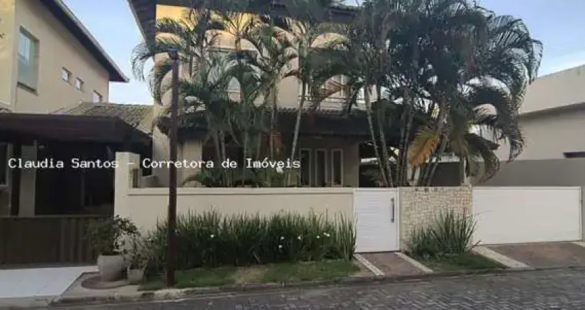 Casa em condomínio para venda em lauro de freitas, buraquinho, 4 dormitórios, 3 suítes, 4 banheiros, 1 vaga