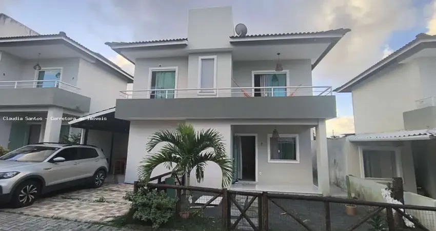 Casa em condomínio para venda em camaçari, catu de abrantes (abrantes), 2 dormitórios, 2 suítes, 3 banheiros, 2 vagas