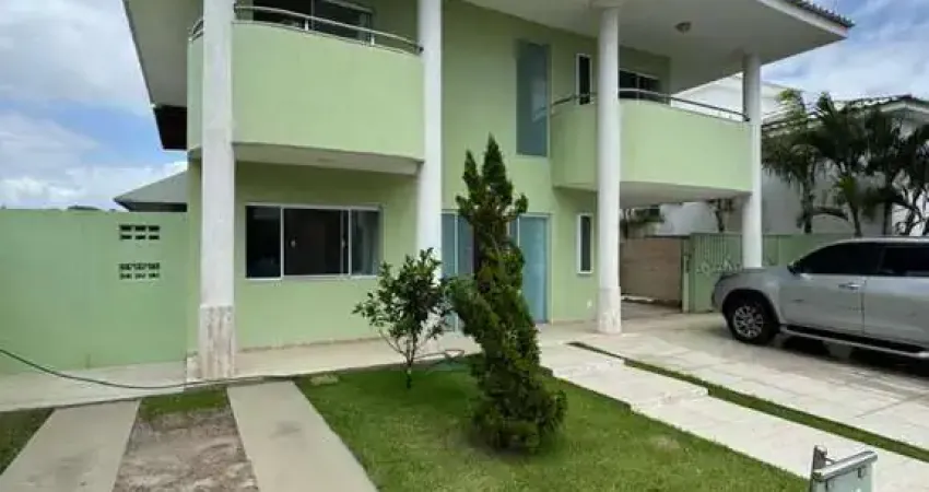 Casa em condomínio para locação em camaçari, alphaville (abrantes), 5 dormitórios, 4 suítes, 6 banheiros, 4 vagas