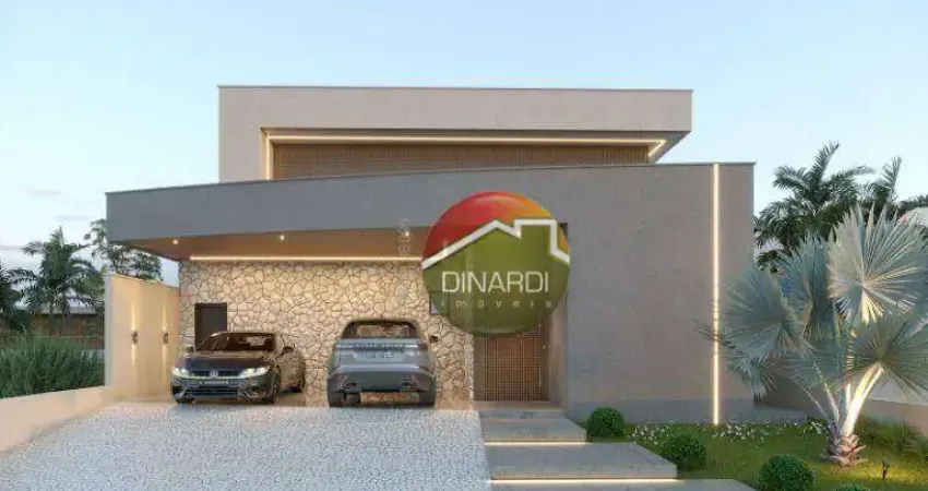 Casa com 3 dormitórios à venda, 164 m² por R$ 1.230.000,00 - Vivendas da Mata - Ribeirão Preto/SP
