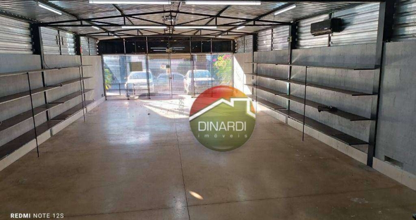 Salão para alugar, 170 m² por R$ 7.470,01/mês - Jardim Irajá - Ribeirão Preto/SP