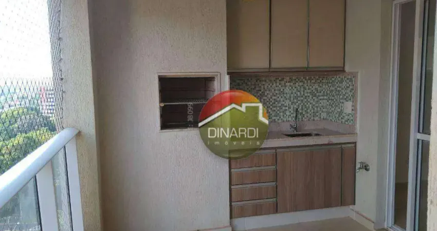 Apartamento com 3 dormitórios para alugar, 95 m² por R$ 4.731,45/mês - Jardim Botânico - Ribeirão Preto/SP