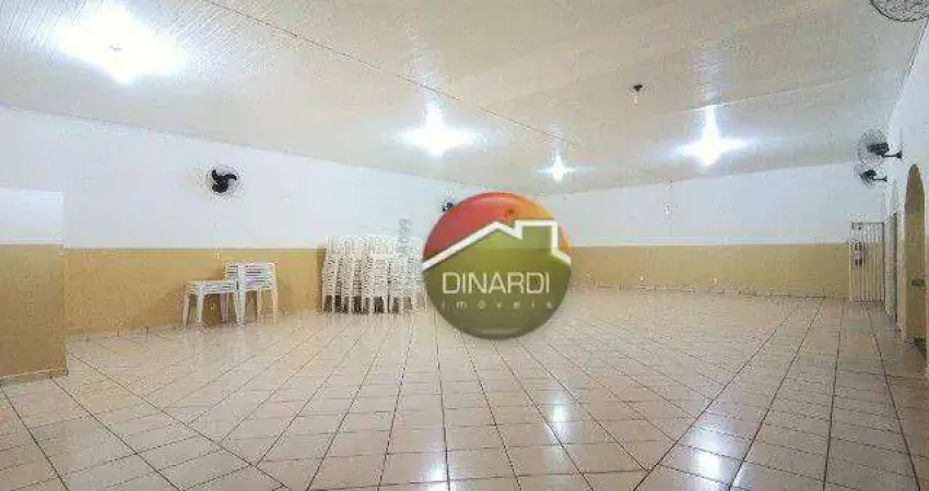 Salão para alugar, 262 m² por R$ 2.180,00/mês - Parque das Figueiras - Ribeirão Preto/SP