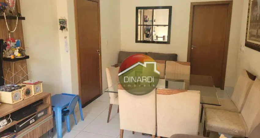 Apartamento com 2 dormitórios à venda, 53 m² por R$ 250.000,00 - Residencial Greenville - Ribeirão Preto/SP