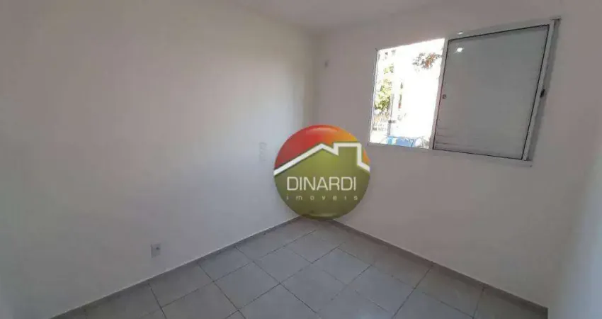 Apartamento com 2 dormitórios à venda, 45 m² por R$ 129.900,00 - Reserva real - Ribeirão Preto/SP