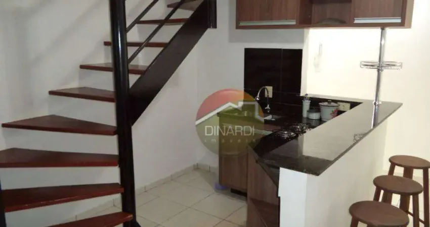Apartamento com 1 dormitório para alugar, 48 m² por r$ 2.003,00/mês - vila ana maria - ribeirão preto/sp