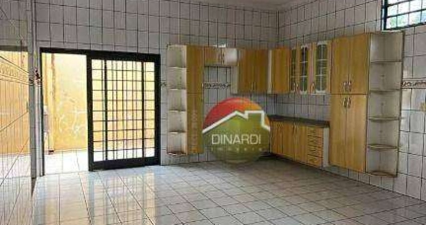 Casa com 2 dormitórios para alugar, 200 m² por R$ 2.460,00/mês - Jardim Anhangüera - Ribeirão Preto/SP