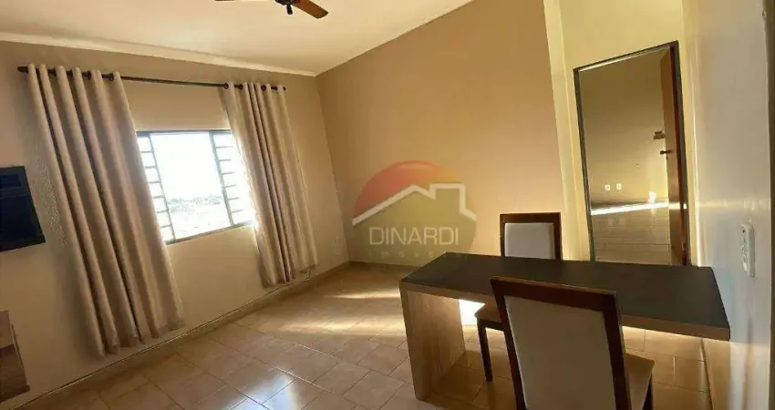 Apartamento com 1 dormitório para alugar, 78 m² por R$ 1.583,87/mês - Jardim Irajá - Ribeirão Preto/SP