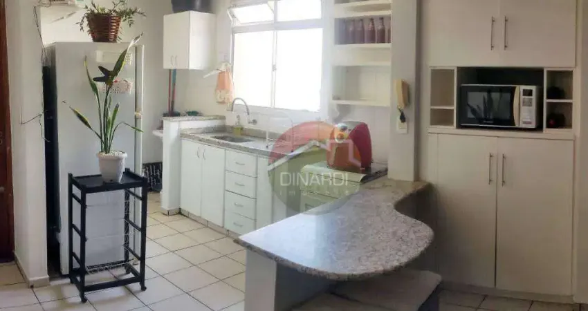 Apartamento com 1 dormitório, 34 m² - venda por R$ 200.000,00 ou aluguel por R$ 2.242,00/mês - Vila Ana Maria - Ribeirão Preto/SP