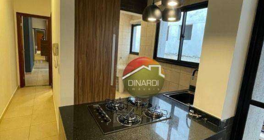 Apartamento com 1 dormitório para alugar, 51 m² por R$ 2.444,00/mês - Jardim Paulista - Ribeirão Preto/SP