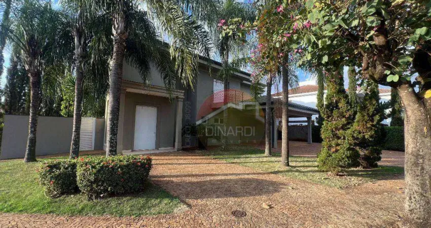 Casa com 5 dormitórios, 565 m² - venda por r$ 7.000.000 ou aluguel por r$ 22.194/mês - condominio guaporé i - ribeirão preto/sp