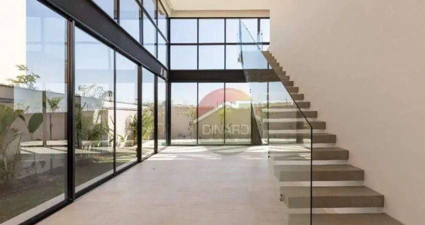 Casa com 3 dormitórios, 304 m² - venda por r$ 2.600.000,00 ou aluguel por r$ 16.448,00/mês - residencial e empresarial alphaville - ribeirão preto/sp