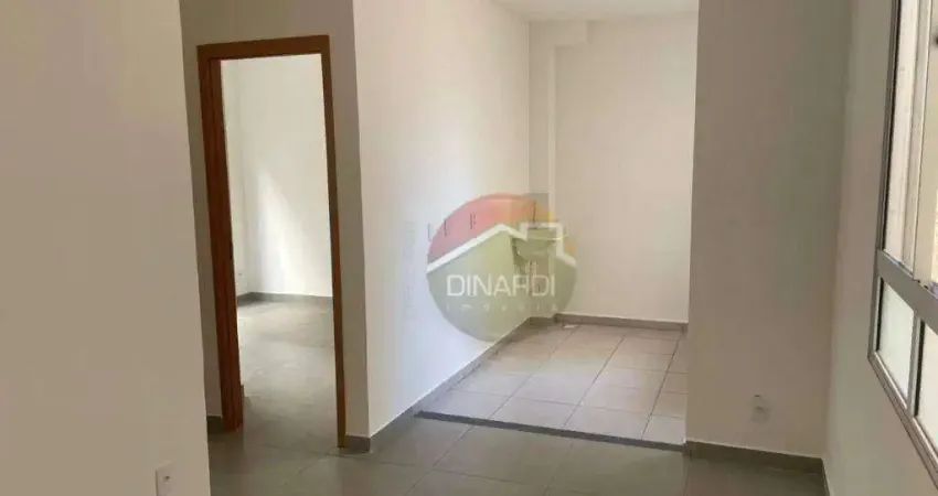 Apartamento com 2 dormitórios para alugar, 45 m² por r$ 1.350,00/mês - jardim ouro branco - ribeirão preto/sp