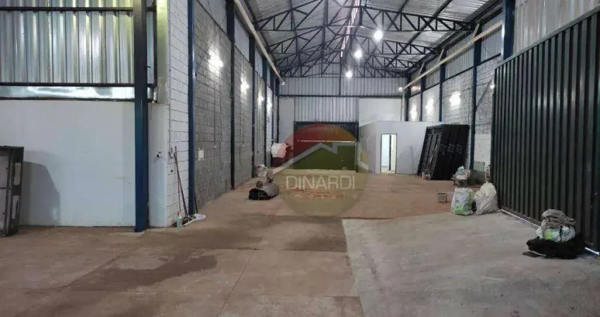 Galpão à venda, 527 m² por r$ 1.090.000,00 - jardim palma travassos - ribeirão preto/sp