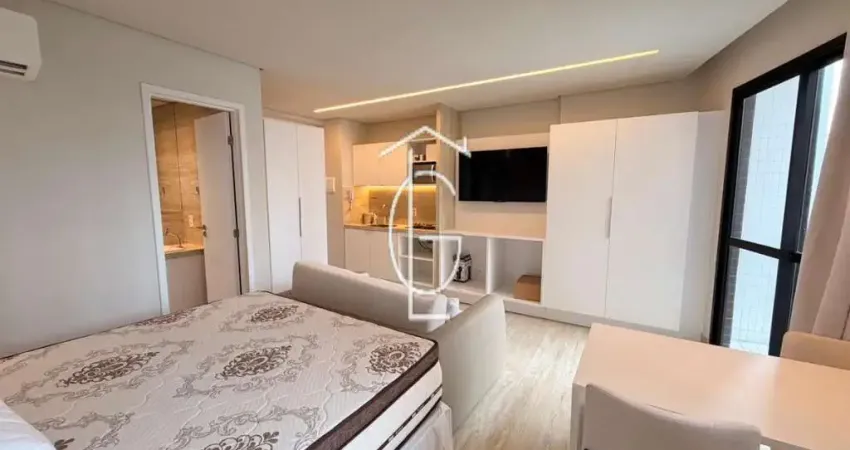 Lindo studio de 27 m² mobiliado e com enxoval completo na av. Beira rio