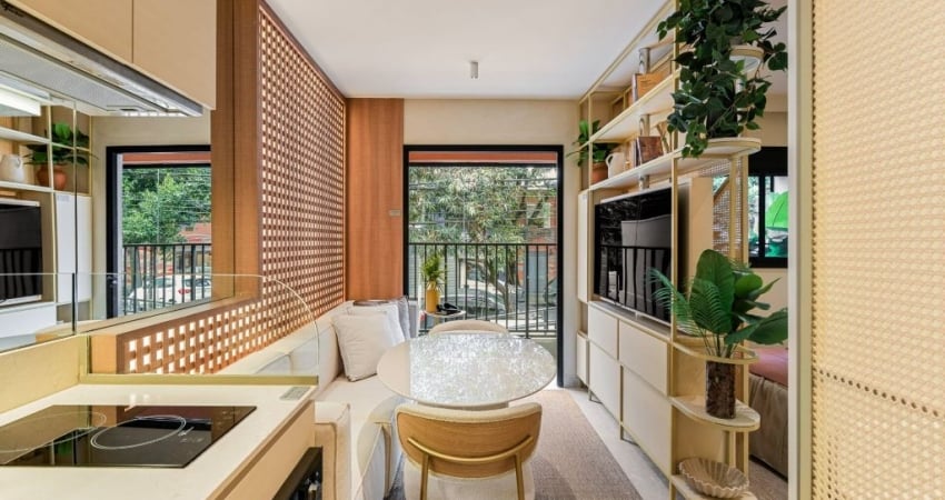 Studios e Aptos de 24 a 29m² com terraço a alguns passos do metrô!