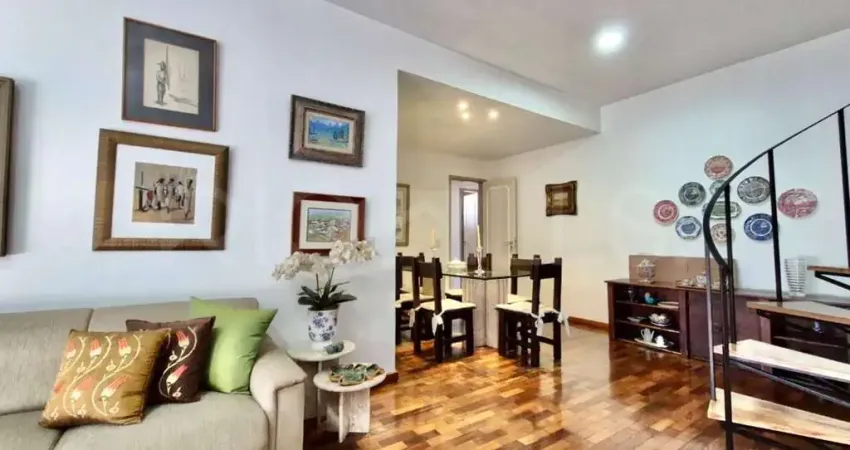 Apartamento cobertura duplex de 3 quartos, com 200m², à venda em icaraí, niterói/rj