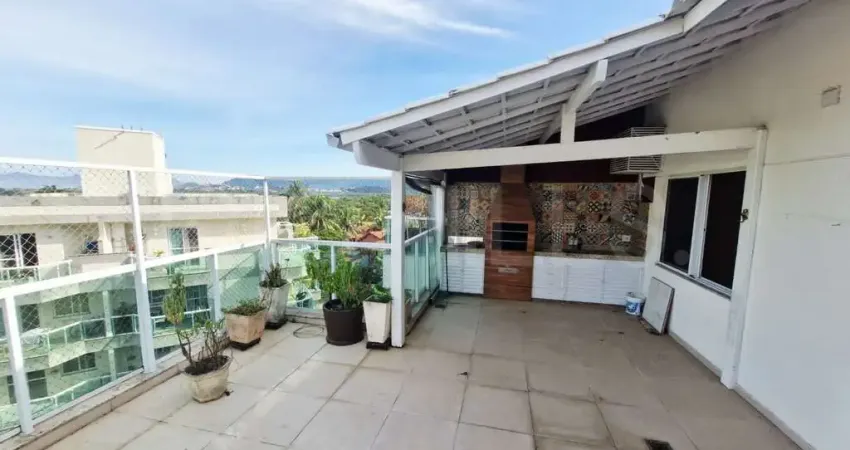 Apartamento cobertura duplex de 3 quartos no carpe diem, com 210m², em itacoatiara, niterói/rj