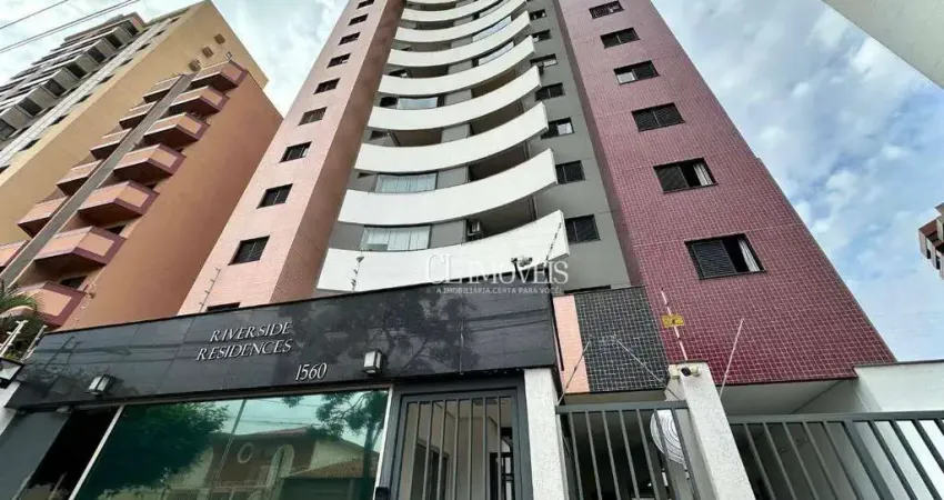 Apartamento 03 quartos 01 suite , 02 vagas de garagem, centro, londrina