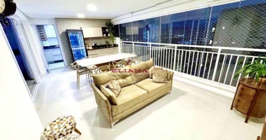 Lindo apartamento à venda, com 136 metros, 3 vagas no Condomínio Jerivás, Vila Anastácio, SP