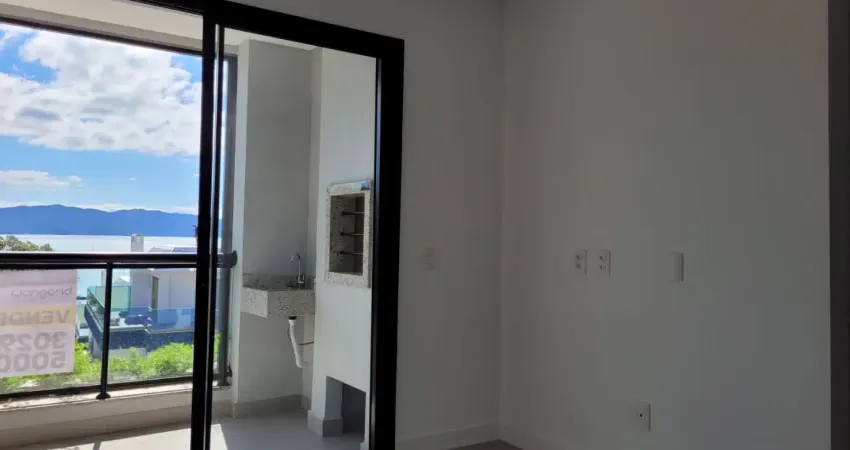 Apartamento novo , 1 dormitório com vista mar - canajurê, florianópolis