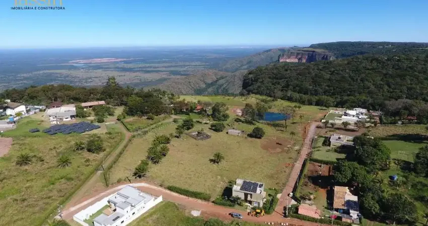 Terreno á venda no condomínio morro dos ventos, entrada + 60 vezes, em chapada dos guimarães - mt
