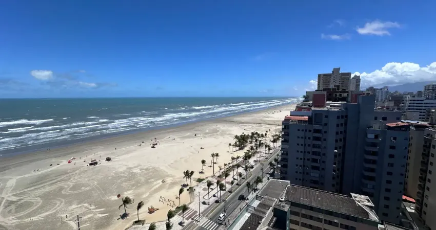 Apartamento 1 dormitório frente mar com vista definitiva lazer completo